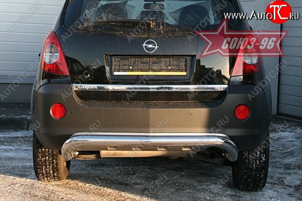 11 564 р. Защита заднего бампера Souz-96 (d76)  Opel Antara (2006-2010)  с доставкой в г. Воронеж