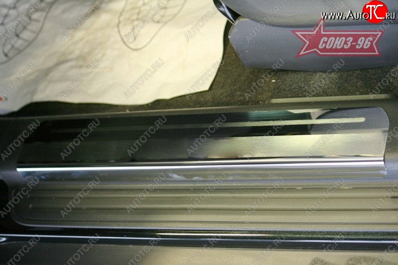 2 564 р. Накладки на внутреннюю пластиковую часть порога Souz-96  Opel Antara (2006-2010)  с доставкой в г. Воронеж