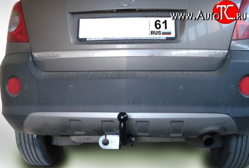 6 599 р. Фаркоп Лидер Плюс  Opel Antara (2006-2010) (Без электропакета)  с доставкой в г. Воронеж