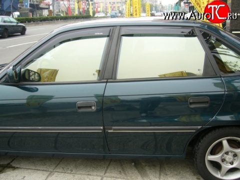 1 549 р. Комплект дефлекторов окон (седан) SkyLine Opel Astra F седан рестайлинг (1994-1998)  с доставкой в г. Воронеж