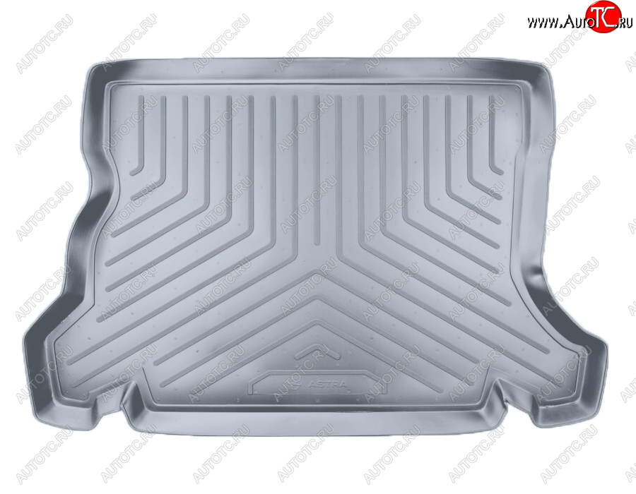 1 999 р. Коврик багажника Norplast Unidec  Opel Astra  F (1994-1998) седан рестайлинг (Цвет: серый)  с доставкой в г. Воронеж