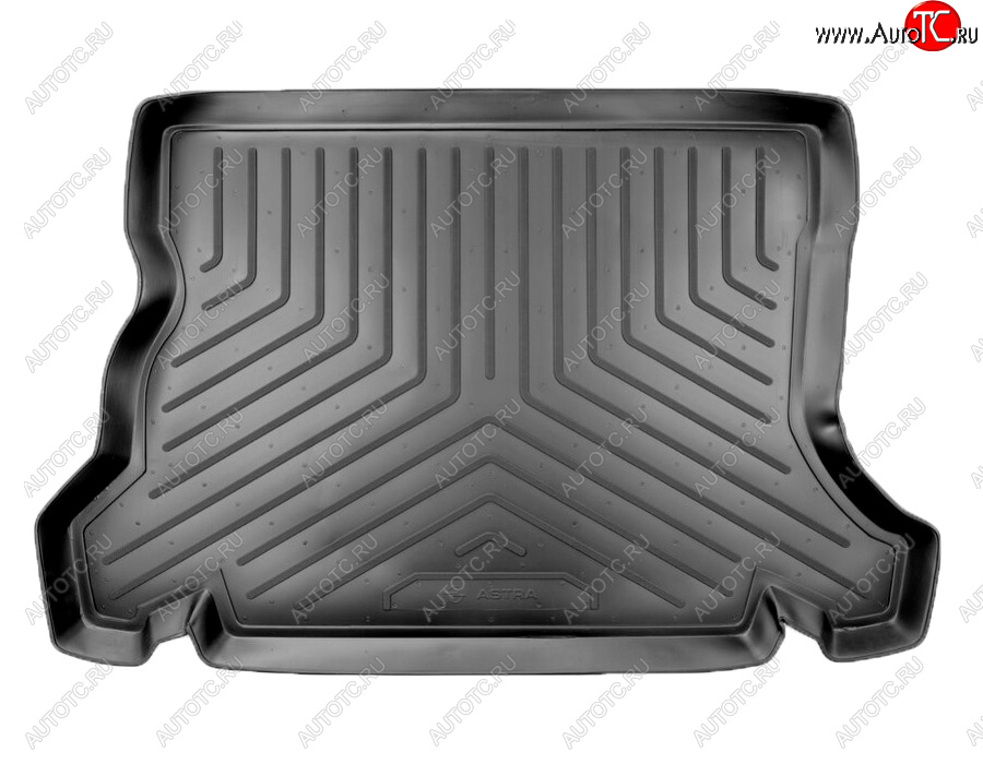 1 799 р. Коврик в багажник Norplast Unidec  Opel Astra  F (1994-1998) седан рестайлинг (Цвет: черный)  с доставкой в г. Воронеж