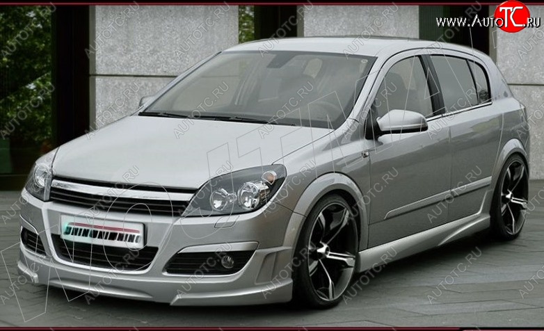 13 399 р. Пороги накладки ST Opel Astra H хэтчбек 5дв дорестайлинг (2004-2007)  с доставкой в г. Воронеж