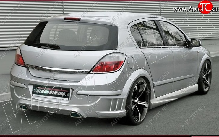 28 999 р. Задний бампер ST Opel Astra H хэтчбек 5дв дорестайлинг (2004-2007)  с доставкой в г. Воронеж