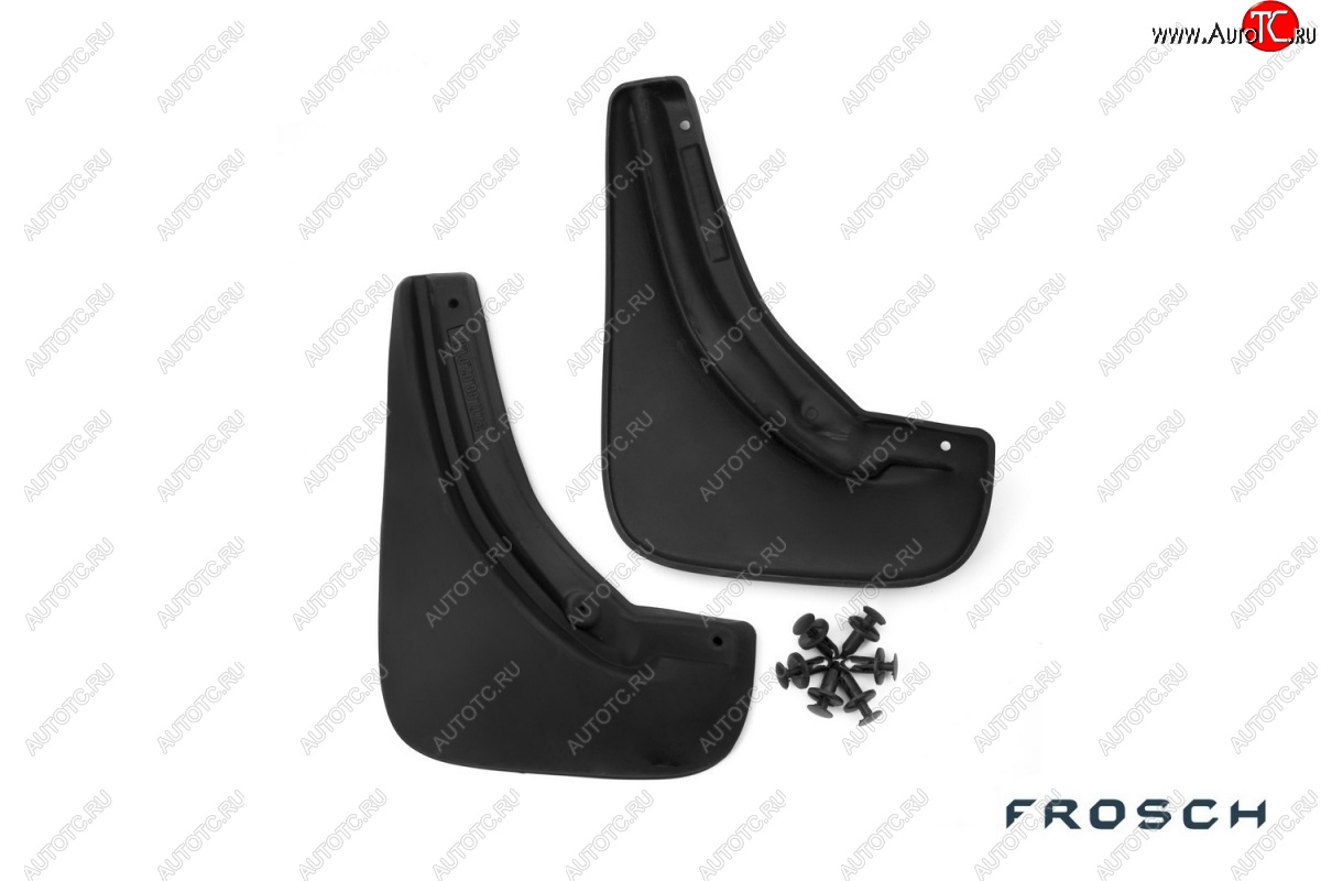 4 799 р. Передние брызговики Frosch Opel Astra H седан дорестайлинг (2004-2007) (Передние)  с доставкой в г. Воронеж