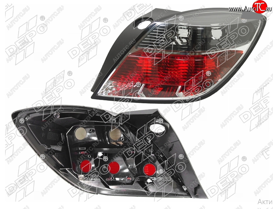 3 599 р. Правый фонарь задний DEPO Opel Astra H GTC хэтчбек 3 дв. дорестайлинг (2004-2006)  с доставкой в г. Воронеж