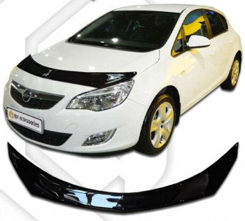 Дефлектор капота CA-Plastiс Opel Astra  J (2012-2017) универсал рестайлинг