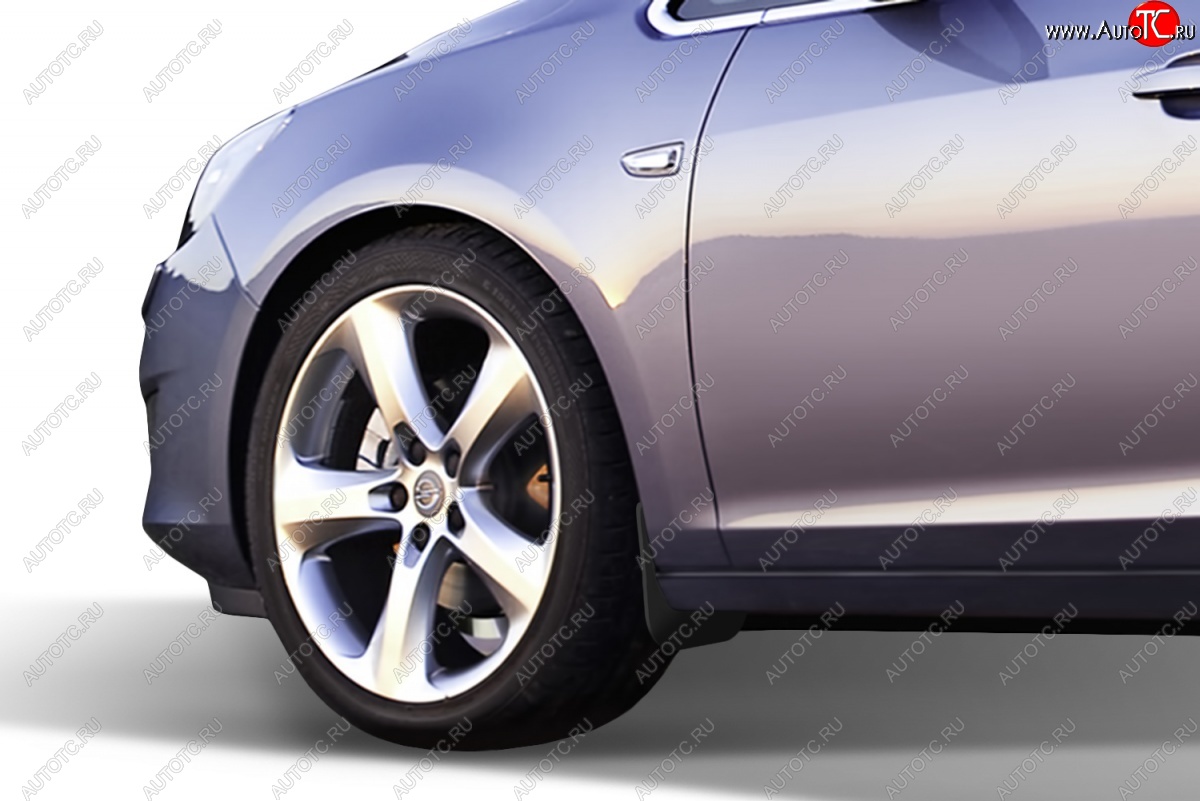 4 799 р. Передние брызговики Sports Tourer Frosch  Opel Astra  J (2012-2017) универсал рестайлинг  с доставкой в г. Воронеж