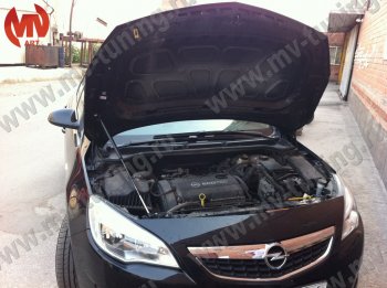 Упор капота MV-Tuning (одинарный) Opel Astra J универсал дорестайлинг (2009-2012)