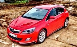 15 199 р. Пластиковый капот Sport Opel Astra J хэтчбек 5 дв. дорестайлинг (2009-2012) (Неокрашенный)  с доставкой в г. Воронеж. Увеличить фотографию 1