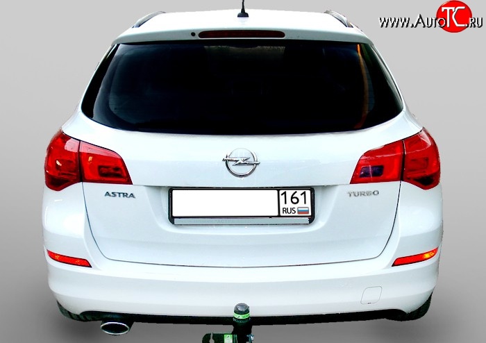5 749 р. Фаркоп (Sports Tourer) Лидер Плюс Opel Astra J хэтчбек 5 дв.  рестайлинг (2012-2017) (Без электропакета)  с доставкой в г. Воронеж