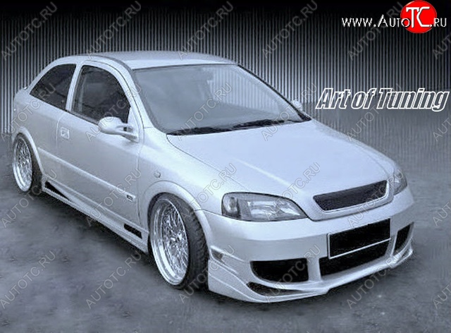 23 969 р. Передний бампер Rieger Opel Astra G седан (1998-2005)  с доставкой в г. Воронеж
