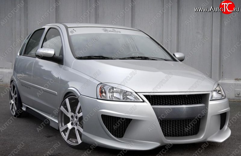 26 899 р. Передний бампер EVO Opel Corsa C (2000-2006)  с доставкой в г. Воронеж