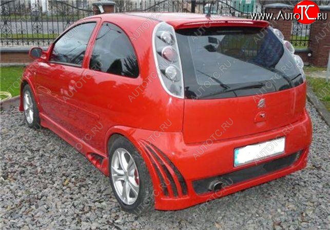 22 899 р. Задний бампер D.J. Opel Corsa C (2000-2006)  с доставкой в г. Воронеж
