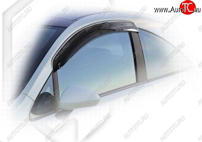 1 799 р. Дефлектора окон CA-Plastic  Opel Corsa  D (2010-2014) 1-ый рестайлинг, хэтчбэк 3 дв., 2-ой рестайлинг, хэтчбэк 3 дв. (Classic полупрозрачный)  с доставкой в г. Воронеж
