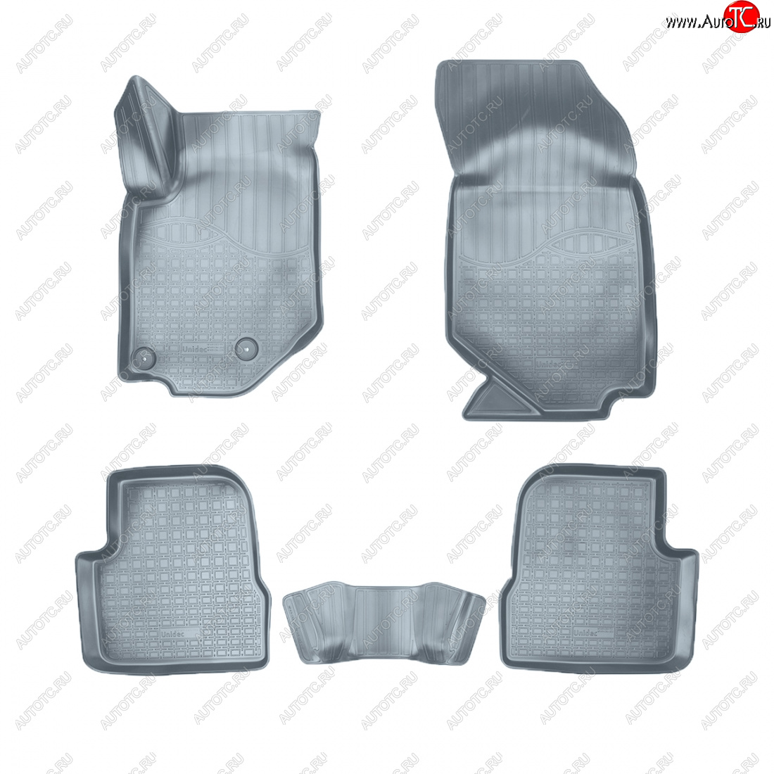 3 099 р. Коврики салона Norplast Unidec  Opel Corsa  F (2019-2025) 5d (серые)  с доставкой в г. Воронеж