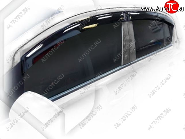 1 999 р. Дефлектора окон CA-Plastic  Opel Corsa  D (2006-2010)   дорестайлинг, хэтчбэк 5 дв. (Classic полупрозрачный, Без хром.молдинга)  с доставкой в г. Воронеж