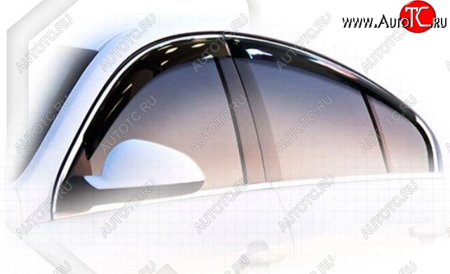 2 079 р. Дефлектора окон CA-Plastiс  Opel Insignia ( А,  A) (2008-2017) дорестайлинг универсал, универсал рестайлинг (Classic полупрозрачный)  с доставкой в г. Воронеж