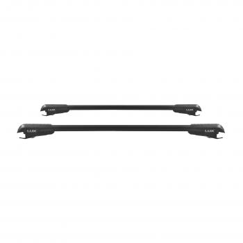 15 499 р. Багажник в сборе LUX Хантер L52  Opel Karl  A (2015-2019), Peugeot 2008 (2013-2019), Subaru Impreza  GF (1992-2000) (аэро-трэвэл (80-90 см и 86-96 см), черный)  с доставкой в г. Воронеж. Увеличить фотографию 2