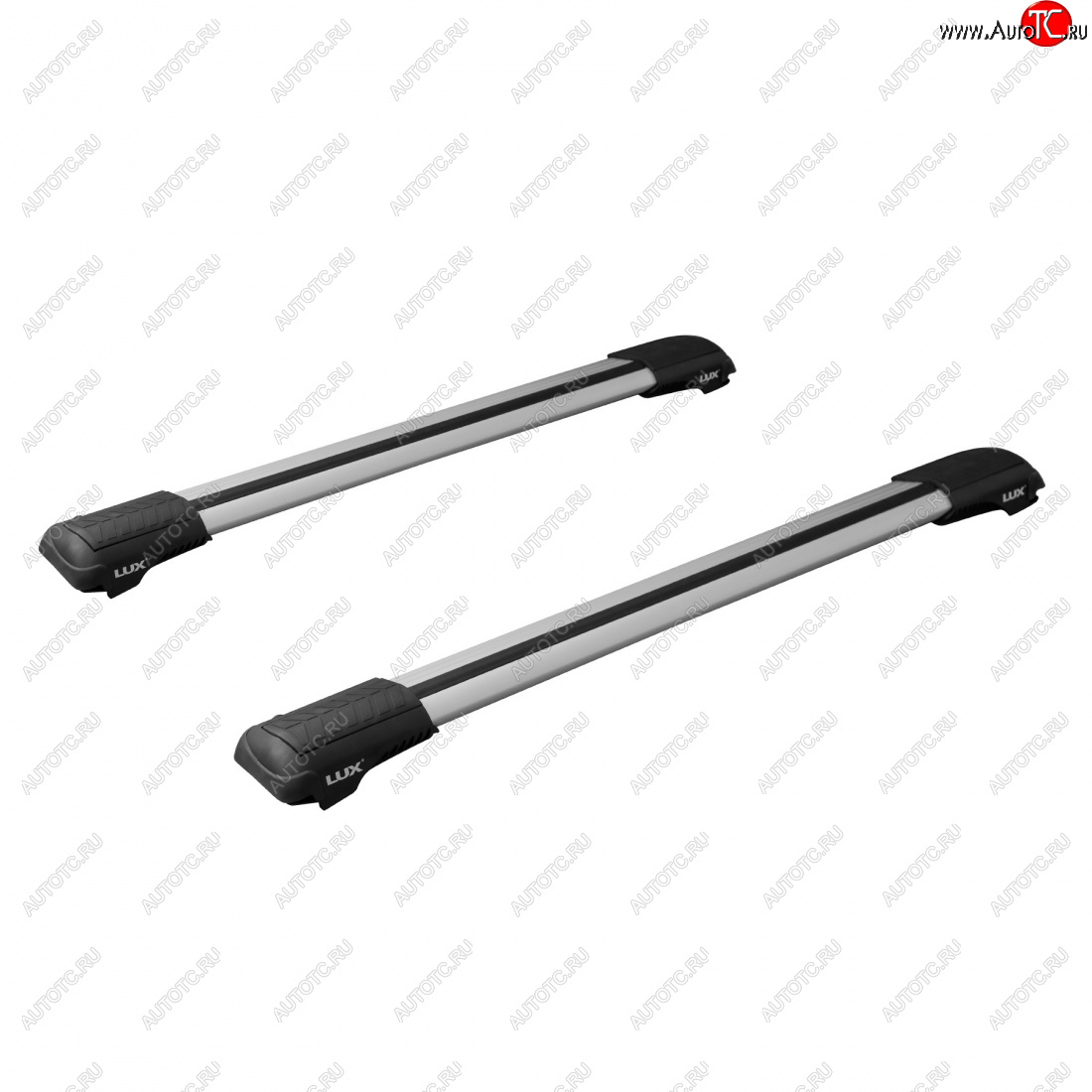 14 199 р. Багажник в сборе LUX Хантер L52  Opel Karl  A (2015-2019), Peugeot 2008 (2013-2019), Subaru Impreza  GF (1992-2000) (аэро-трэвэл (80-90 см и 86-96 см), серый)  с доставкой в г. Воронеж