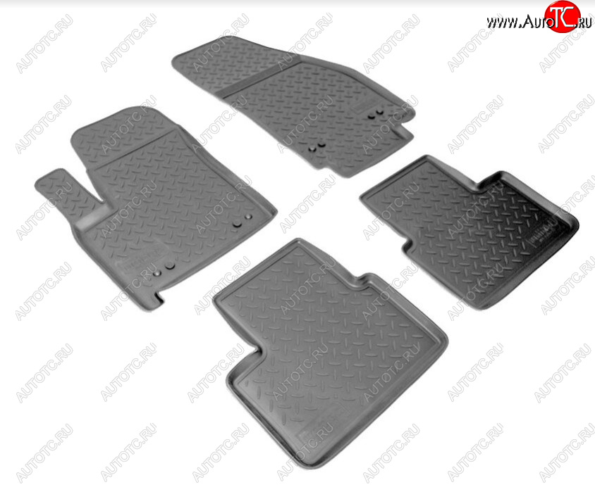 2 139 р. Комплект ковриков в салон Norplast Unidec  Opel Meriva  B (2010-2017) рестайлинг (Цвет: черный)  с доставкой в г. Воронеж