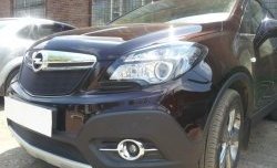 2 099 р. Нижняя сетка на бампер Russtal (черная) Opel Mokka  дорестайлинг (2012-2016)  с доставкой в г. Воронеж. Увеличить фотографию 3