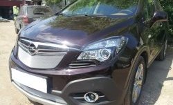 1 539 р. Нижняя сетка на бампер Russtal (хром) Opel Mokka  дорестайлинг (2012-2016)  с доставкой в г. Воронеж. Увеличить фотографию 4