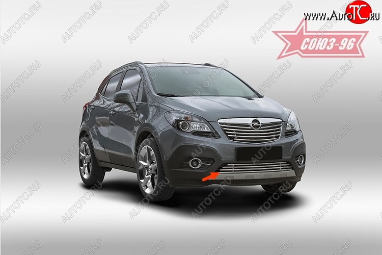 5 399 р. Декоративный элемент воздухозаборника Souz-96 (d16) Opel Mokka  дорестайлинг (2012-2016)  с доставкой в г. Воронеж