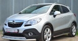 15 549 р. Одинарная защита переднего бампера диаметром 63 мм SLITKOFF Opel Mokka  дорестайлинг (2012-2016)  с доставкой в г. Воронеж. Увеличить фотографию 4