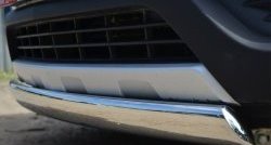 11 599 р. Защита переднего бампера (Ø75х42 мм, нержавейка) Russtal Opel Mokka  дорестайлинг (2012-2016)  с доставкой в г. Воронеж. Увеличить фотографию 3