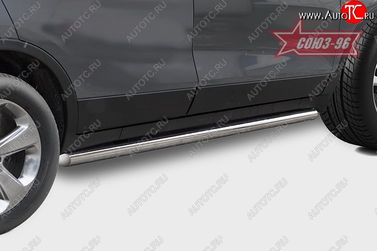 13 139 р. Защита порогов Souz-96 (d60) Opel Mokka  дорестайлинг (2012-2016)  с доставкой в г. Воронеж