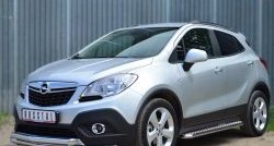 24 649 р. Широкая защита порогов SLITKOFF  Opel Mokka (2012-2016)  дорестайлинг  с доставкой в г. Воронеж. Увеличить фотографию 4