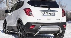 9 399 р. Защита заднего бампера из трубы диаметром 51 мм Petroil Tuning Opel Mokka  дорестайлинг (2012-2016)  с доставкой в г. Воронеж. Увеличить фотографию 1