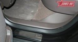 2 114 р. Накладки на внутренние пороги Souz-96 Opel Mokka  дорестайлинг (2012-2016)  с доставкой в г. Воронеж. Увеличить фотографию 2