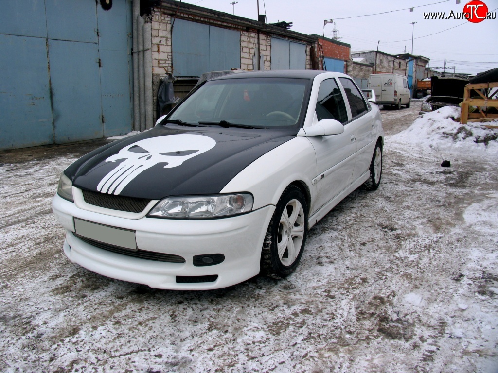 3 899 р. Юбка переднего бампера GT Style Opel Vectra B седан дорестайлинг (1995-1999)  с доставкой в г. Воронеж