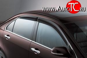 2 999 р. Дефлекторы окон (ветровики) Novline 4 шт. Opel Vectra C седан рестайлинг (2005-2008)  с доставкой в г. Воронеж