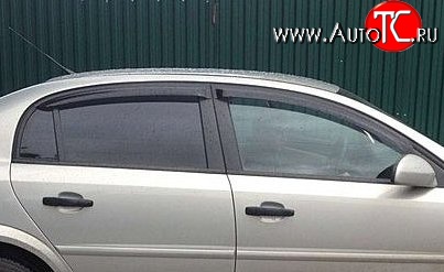 1 059 р. Комплект дефлекторов окон Russtal Opel Vectra C седан дорестайлинг (2002-2005)  с доставкой в г. Воронеж
