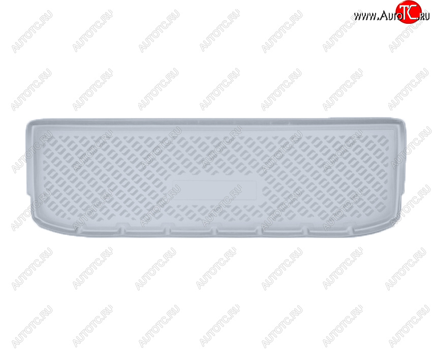 1 459 р. Коврик багажника Norplast Unidec (7 мест, разложенный 3 ряд )  Opel Zafira ( С,  C) (2011-2020) дорестайлинг, рестайлинг (Цвет: серый)  с доставкой в г. Воронеж