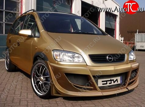 25 899 р. Передний бампер ST Opel Zafira A (1999-2006)  с доставкой в г. Воронеж