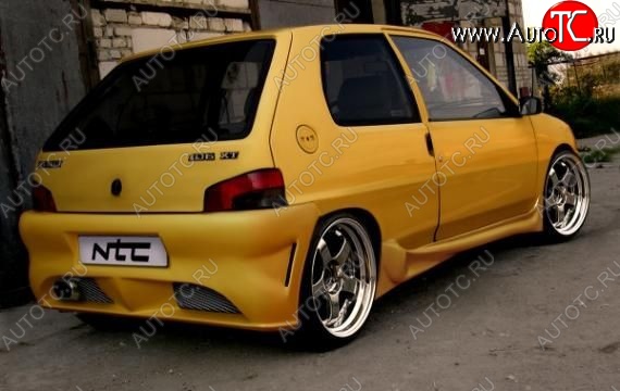 25 899 р. Задний бампер NTC Peugeot 106 (1991-2003)  с доставкой в г. Воронеж