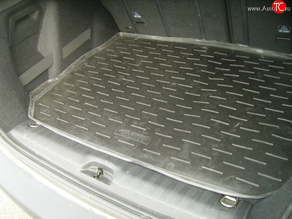 1 699 р. Коврик в багажник Aileron (полиуретан)  Peugeot 2008 (2013-2016)  дорестайлинг  с доставкой в г. Воронеж