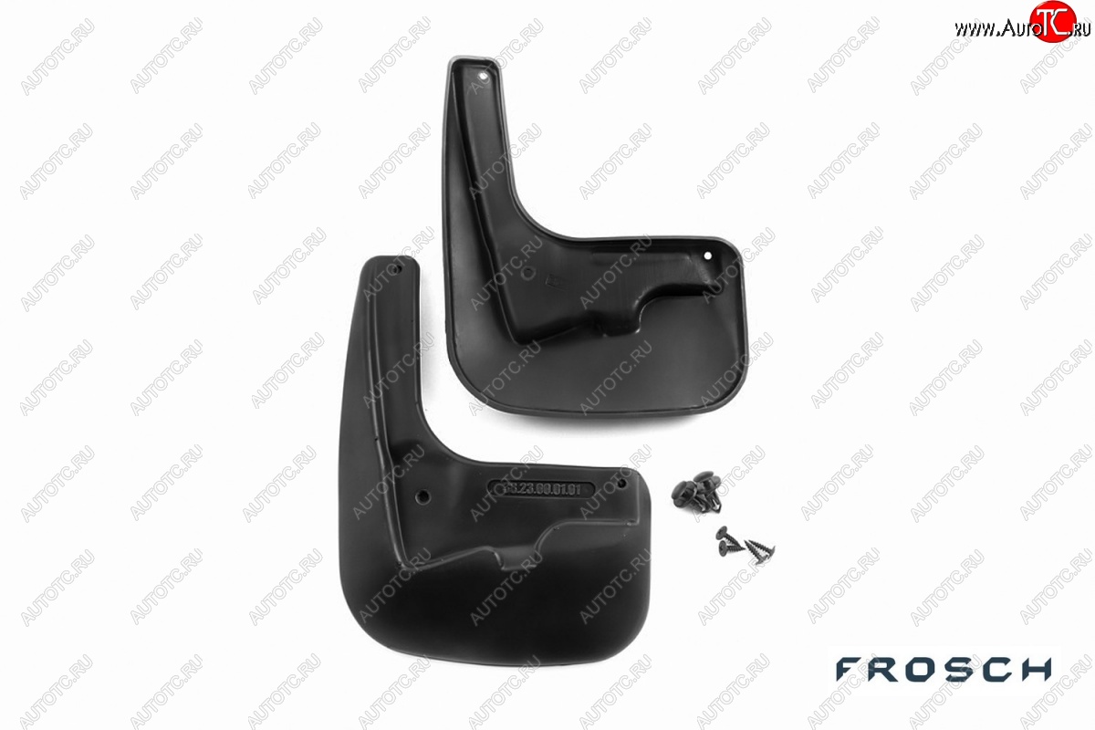 4 799 р. Передние брызговики Frosch  Peugeot 208  1 (2012-2019)  с доставкой в г. Воронеж