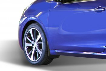 4 799 р. Передние брызговики Frosch  Peugeot 208  1 (2012-2019)  с доставкой в г. Воронеж. Увеличить фотографию 2