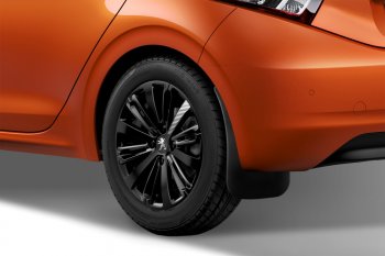 2 379 р. Брызговики Frosch (optimum)  Peugeot 208  1 (2012-2019) (Задние)  с доставкой в г. Воронеж. Увеличить фотографию 2