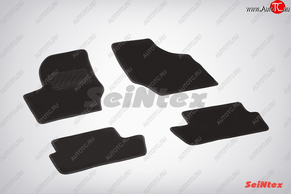 2 899 р. Износостойкие коврики в салон SeiNtex Premium LUX 4 шт. (ворсовые)  Peugeot 307 ( универсал,  хэтчбэк 3 дв.,  хэтчбэк 5 дв.) (2001-2008) дорестайлинг, рестайлинг  с доставкой в г. Воронеж