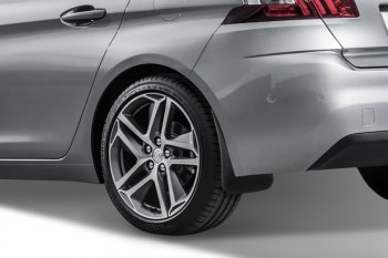4 799 р. Брызговики Frosch (optimum) Peugeot 308 T9 универсал дорестайлинг (2014-2017) (Задние)  с доставкой в г. Воронеж. Увеличить фотографию 2