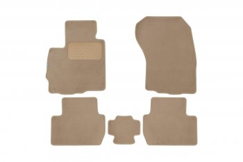 Коврики в салон Cross Klever Premium (текстиль) Peugeot 4007 (2007-2012) (Бежевый)