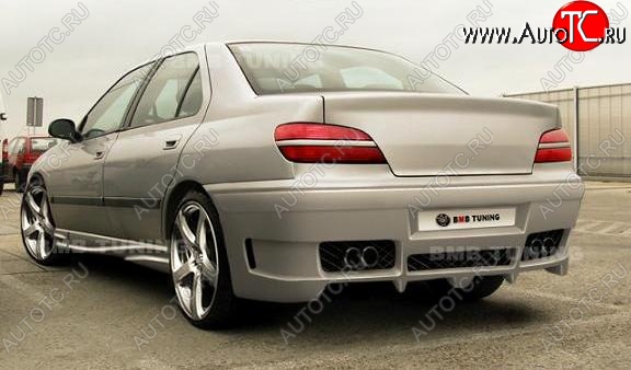 23 969 р. Задний бампер В2 Peugeot 406 8B седан рестайлинг (1999-2004)  с доставкой в г. Воронеж