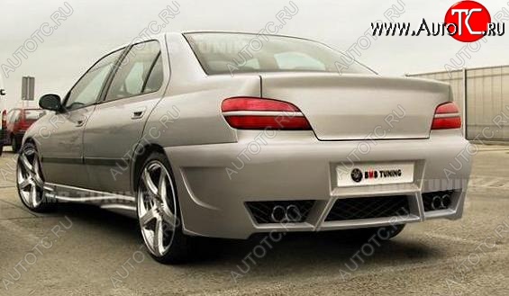 23 969 р. Задний бампер R1 Peugeot 406 8E,F универсал рестайлинг (1999-2004)  с доставкой в г. Воронеж