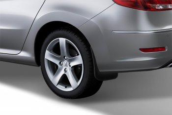 4 799 р. Задние брызговики Frosch Peugeot 408  дорестайлинг (2010-2017)  с доставкой в г. Воронеж. Увеличить фотографию 2